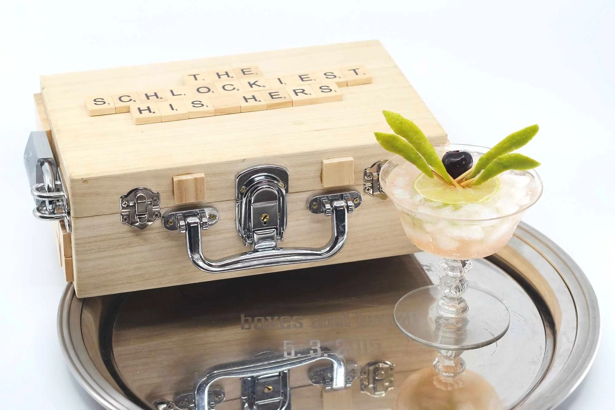 The Schlockiest His and Hers — Boxes and Booze